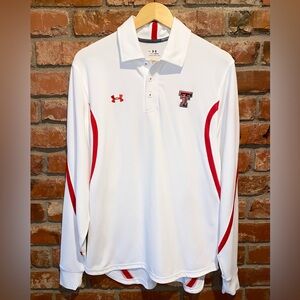 Under Armour Texas Tech Men’s Long Sleeve Polo Small